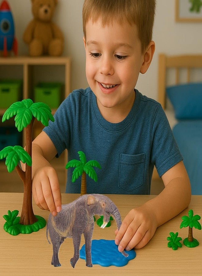 Higherbros Deinotherium Prehistoric Animal Figure - 7.5 Inch Realistic PVC Toy with Lifelike Details, Durable Collectible Model - Image 5
